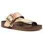 Womens White Mountain Footbeds&#40;tm&#41; Harley Gold Comfort Sandals - image 1