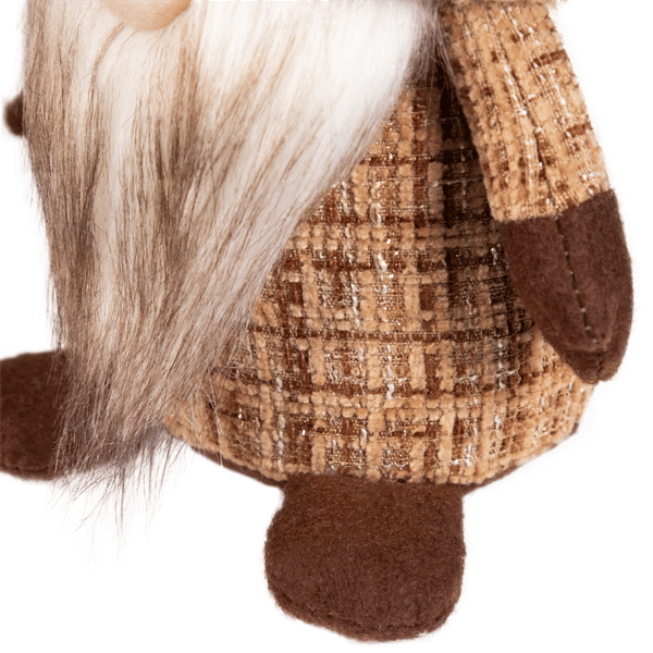 Northlight Plush Gnome with Moose Hat Fall Harvest Decoration