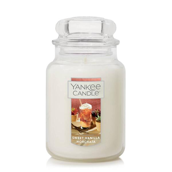 Yankee Candle&#40;R&#41; 22oz. Sweet Vanilla Horchata Jar Candle - image 
