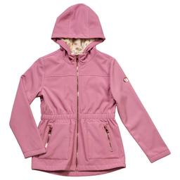 Girls (7-16) Kensie Girl Solid Faux Fur Lined Softshell Jacket