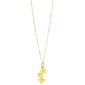 Ashley Cooper(tm) Gold-Tone Yellow Flower Tassel Drop Necklace - image 1