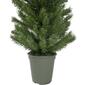 4'' Potted Virginia Pine Walkway Slim Artificial Christmas Tree - - image 5