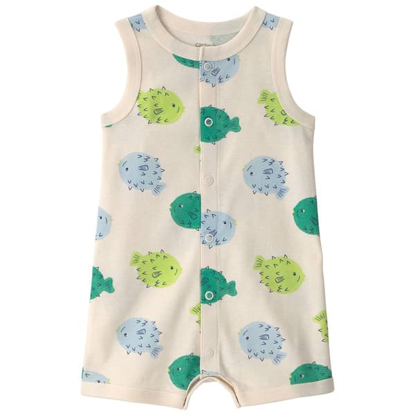 Baby Boy (3-24M) Carter''s(R) Puffer Fish Romper