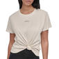 Womens DKNY Sport Mini Stud Logo Knot Front Tee - image 1