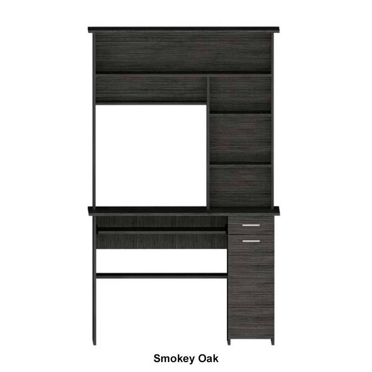 FM FURNITURE Weston Two Computer Desk w/ Hutch