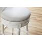 New Ridge Home Goods Chapman Bar-Height Swivel Barstool - White - image 5