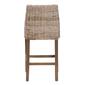 bali & pari Toby Modern Bohemian Kubu Rattan Counter Stool - image 5