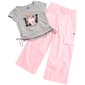Girls &#40;4-6x&#41; Limited Too&#40;tm&#41; Cinched Teddy Tee & Cargo Pants Set - image 1