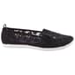 Womens Ashley Blue Embroidered Floral Twin Gore Flats - image 2
