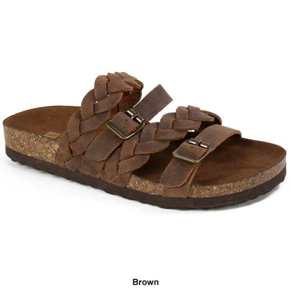 Womens White Mountain Holland Footbed Sandals