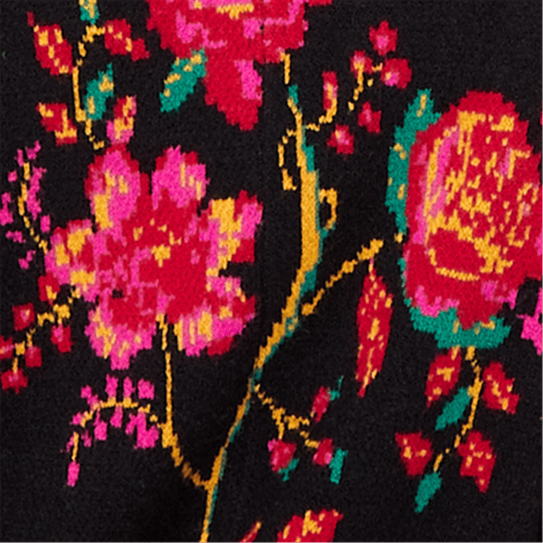 Womens Ruby Rd. Mysterious Romance Floral Jacquard Cardigan