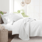 Soft Essentials Ultra Soft All Season Floral Stitch Quilt Set - image 1