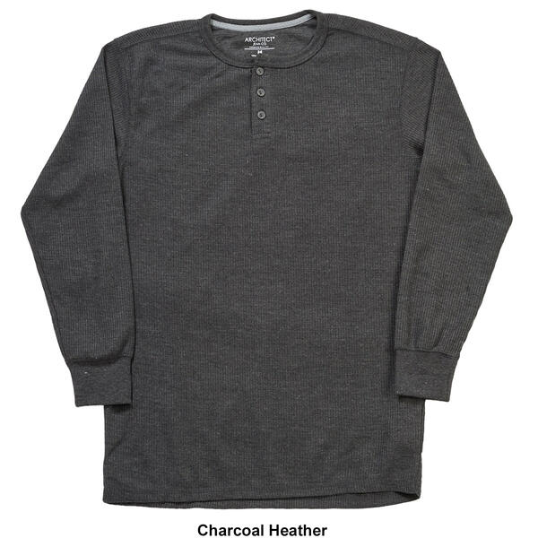Young Mens Architect&#174; Jean Co. Henley Thermal Shirt