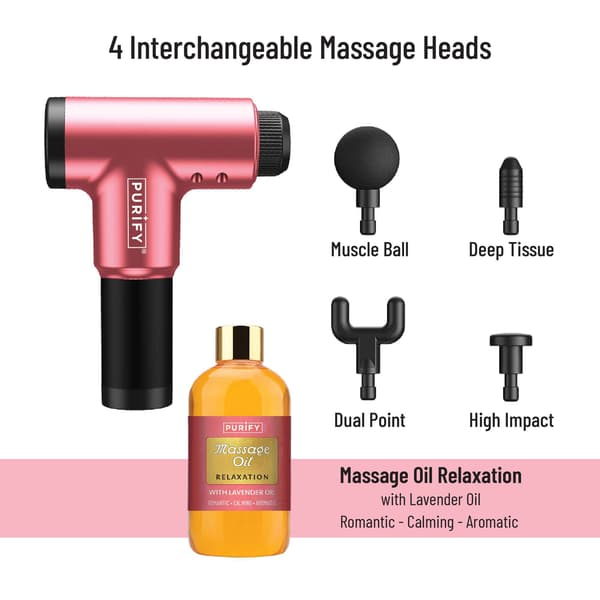 Trakk Purify Massage Gun w/ Oil Relaxation