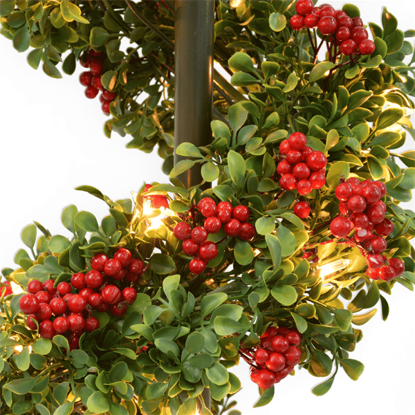 Puleo International 4ft. Pre-Lit Potted Swirl Christmas Tree