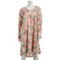 Plus Size Karen Neuburger Long Sleeve Forest Rose Nightshirt - image 2