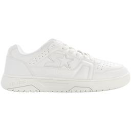 Mens Starter® Fastbreak Low X White Monochrome Athletic Sneakers