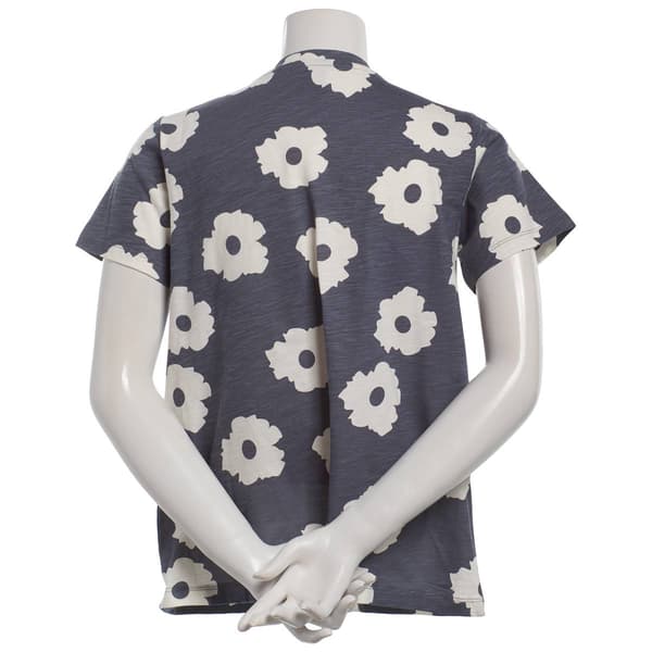 Petite Architect® Short Sleeve Floral Daisy Tee