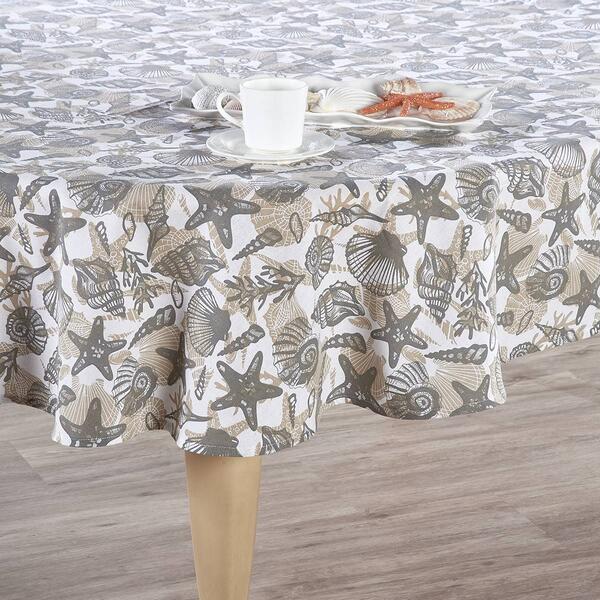 Shells Cotton Tablecloth - image 