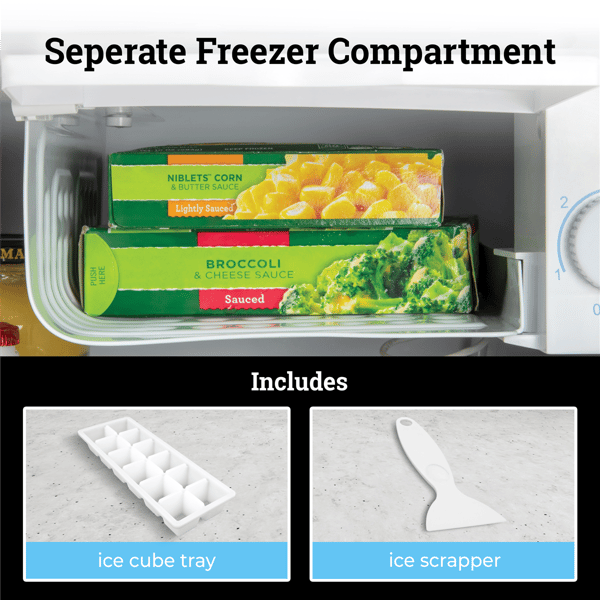 Igloo 1.6 cu. ft. Single Door Refrigerator with Freezer