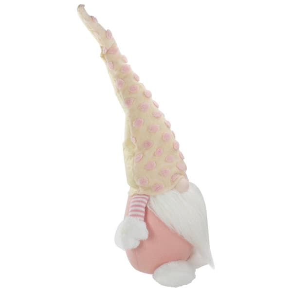 Northlight Seasonal Spring Gnome w/ Polka Dot Hat Figurine