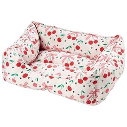 Pooch Pen Cherry and Bow Cuddler Dog Bed