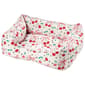 Pooch Pen Cherry and Bow Cuddler Dog Bed - image 1
