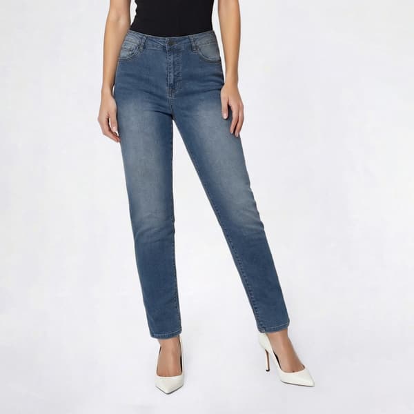 Womens Faith Jeans High Rise Tummy Control Washed Skinny Jeans - image 