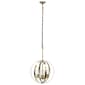 Lalia Home 3-Light 18in Globe Hanging Clear Glass Ceiling Pendant - image 2