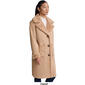 Womens NVLT Sueded Mid Length Shearling Coat w/Faux Fur Lining - image 2