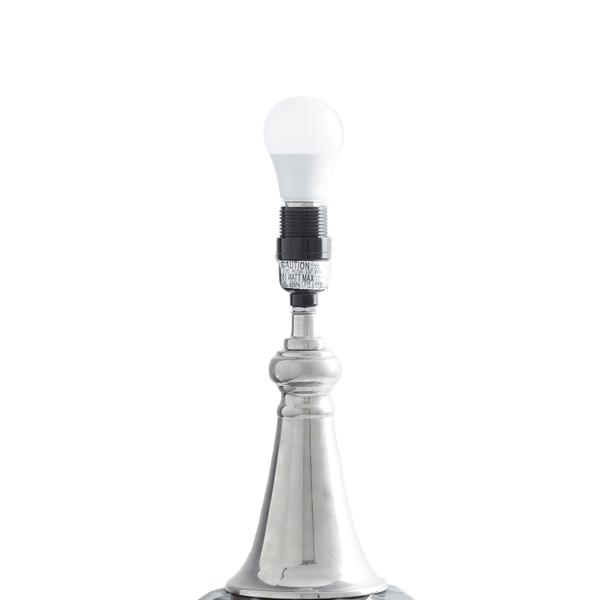 9th & Pike® Silver Glass Traditional Table Lamp