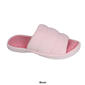 Womens Ellen Tracy Quilted Terry Slide Slippers - image 4