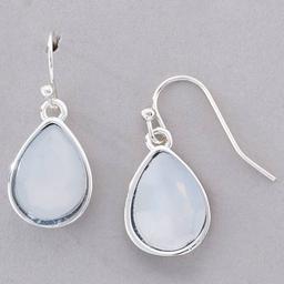 Design Collection Opal Drop Crystal Earrings