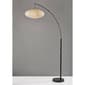 Adesso Corinne Black Arc Floor Lamp - image 2