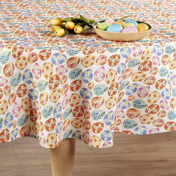 Bloom Home Decor Easter Paintings Print Tablecloth - image 
