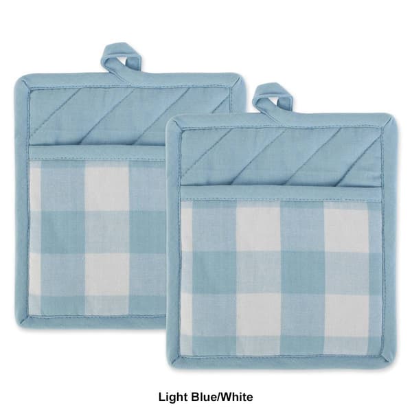 DII® Buffalo Check Pot Holders - Set of 2