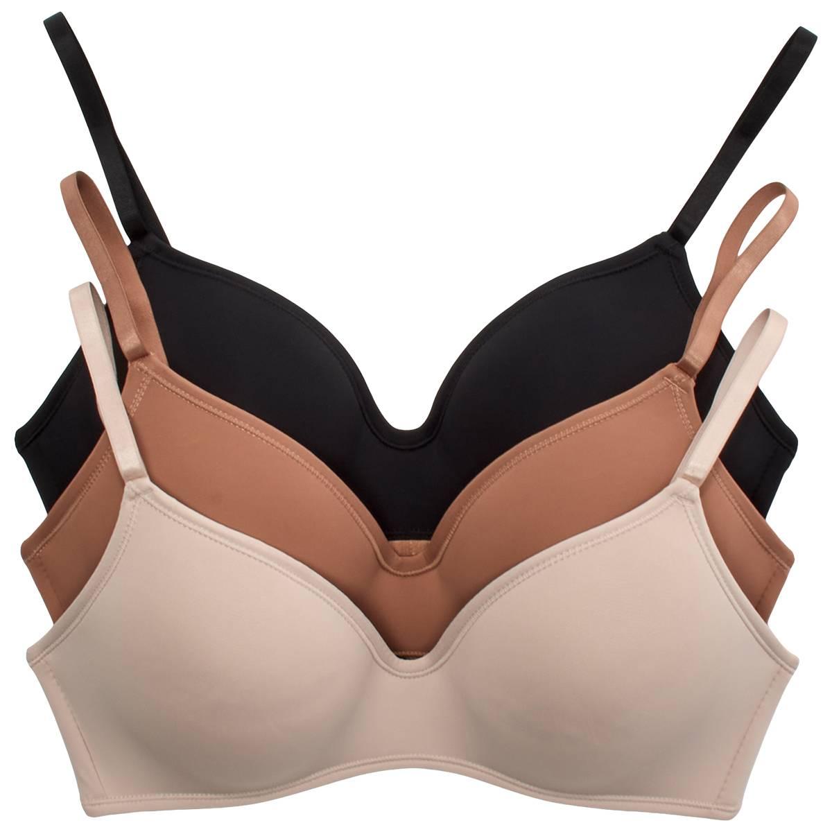 Open Video Modal for Womens Rene Rofe(R) 3pk. Breathable Wire free Bra - B29161H3