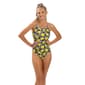 Womens Dofin(R) X SmileyWorld(R) Print V Back One Piece Swimsuit - image 1