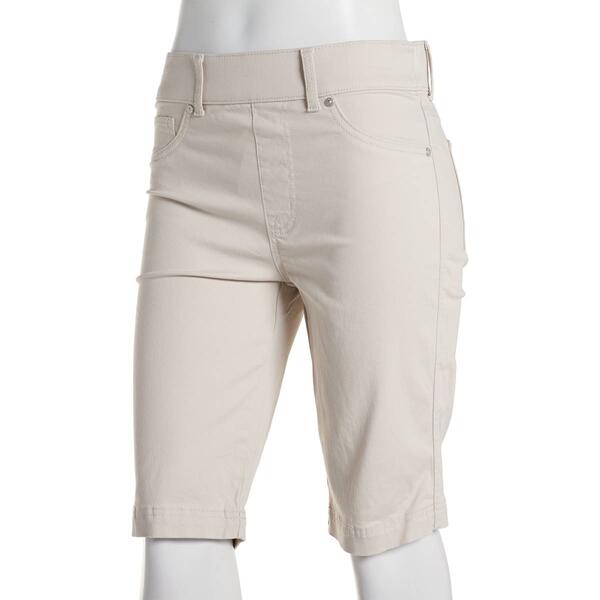 Womens Gloria Vanderbilt Shape Effect Pull On Bermuda Shorts - image 