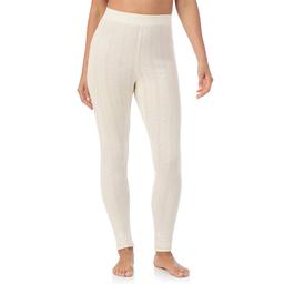 Womens Cuddl Duds® Cotton Pointelle Leggings