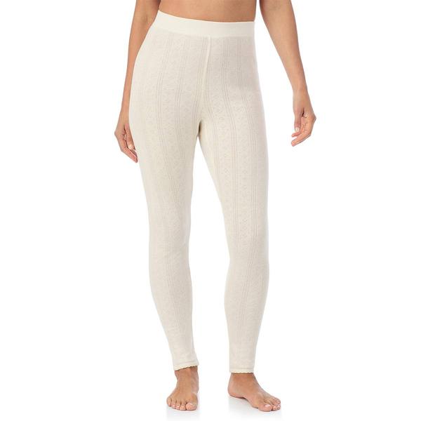 Womens Cuddl Duds® Cotton Pointelle Leggings