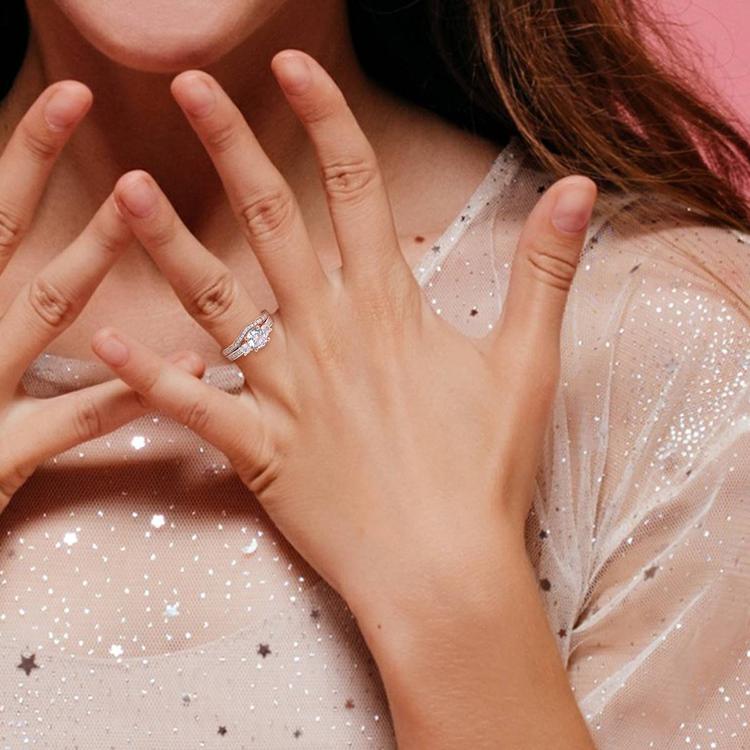 Gemstone Classics™ Rose Gold 1 1/3ct. Sapphire Bridal Set