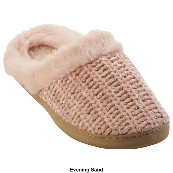 Womens Isotoner Chenille Hoodback Slippers