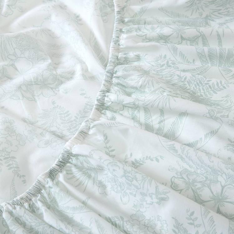 Tommy Bahama Pen And Ink Palm 200TC 4pc. Cotton Percale Sheet Set