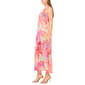 Womens MSK Sleeveless Floral Keyhole Back Midi Dress - image 3