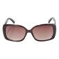 Womens Ashley Cooper™ Plastic Sculpted Mod Rectangle Sunglasses - image 2