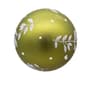 Kurt S. Adler 6pc. 80MM Green Leaf Design Ball Ornaments - image 4