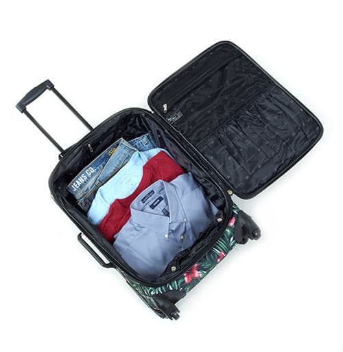 Leisure Lafayette Tropical Hibiscus Pattern 25in. Spinner