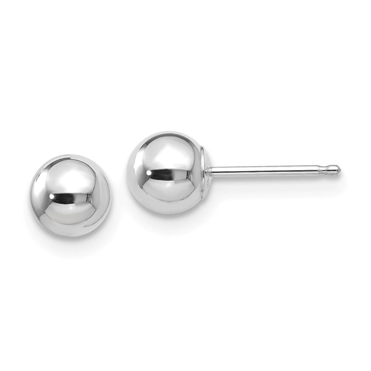 Gold Classics™ 14kt. White Gold 5mm Ball Stud Earrings