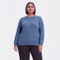 Plus Size Hasting & Smith Long Sleeve Crew Neck Chenille Sweater - image 1
